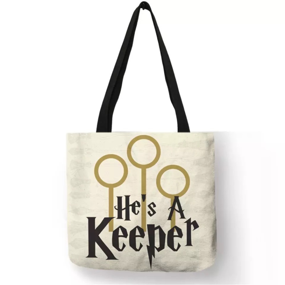 Eco-Friendly Harry Potter Keeper Folding Tote Bag - Picture 1 of 10